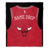 [Personalization Only] OFFICIAL NBA Jersey Personalized Silk Touch Throw Blanket - Bulls