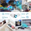 AuKing Mini Projector, 2024 Upgraded Full HD 1080P Video Projector,Portable Outdoor Movie Projector