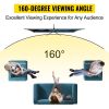 VEVOR Tripod Projector Screen with Stand 60 inch 16:9 4K HD Projection Screen Stand Wrinkle-Free Height Adjustable Portable Screen for Projector Indoo