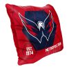 Capitals OFFICIAL NHL "Connector" Double Sided Velvet Pillow; 16" x 16"