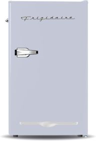 FRIGIDAIRE EFR376-BLACK 3.2 Cu Ft Black Retro Bar Fridge with Side Bottle Opener (Color: MOONBEAM)